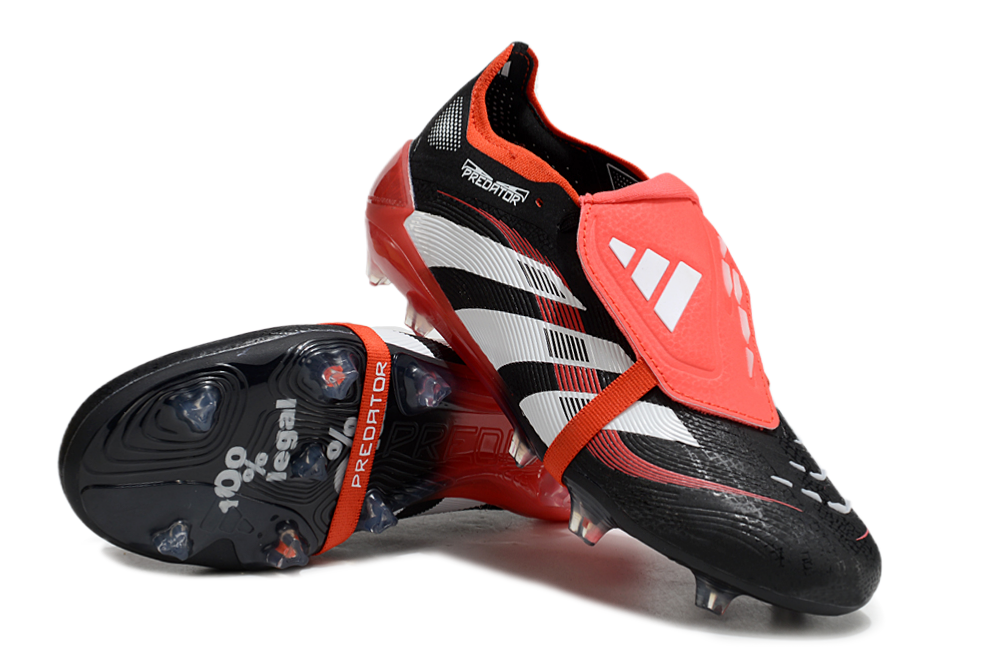 Predator Black Red Tongue Elite FG
