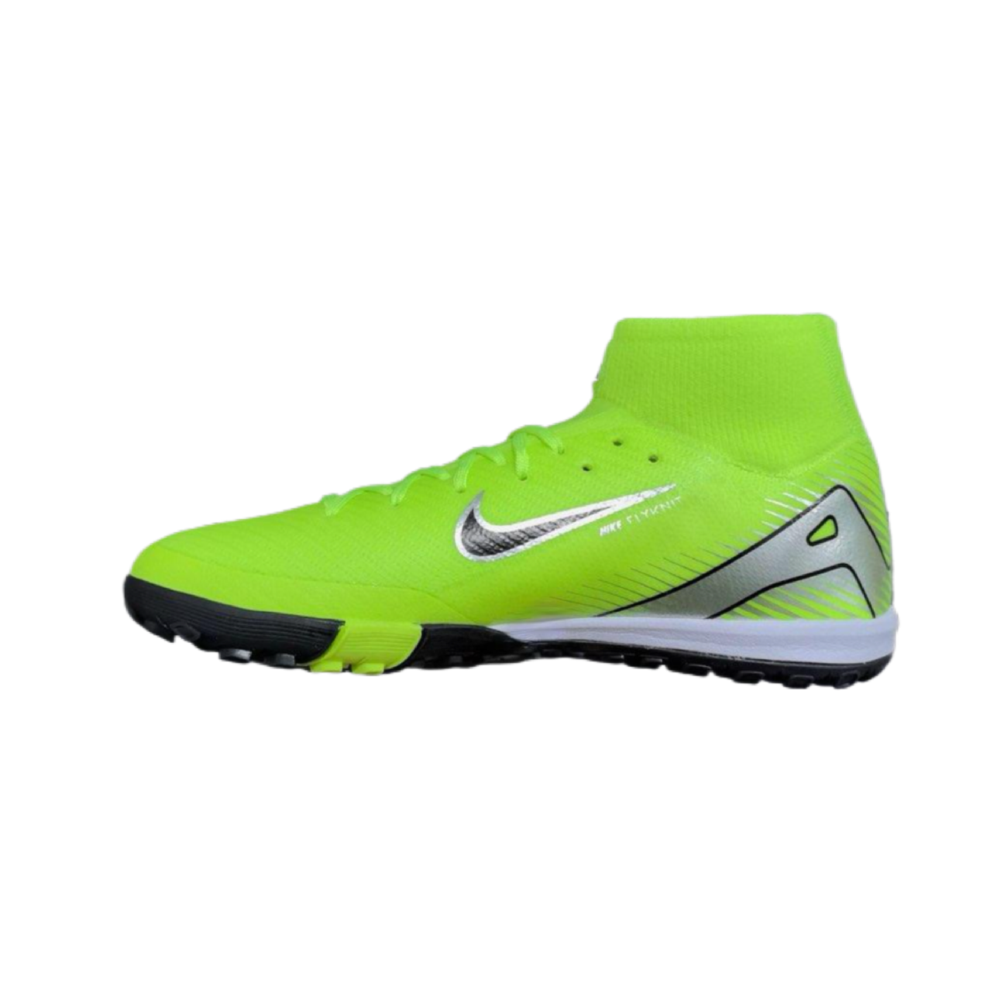 AirZoom Green Football Shoes TF left side