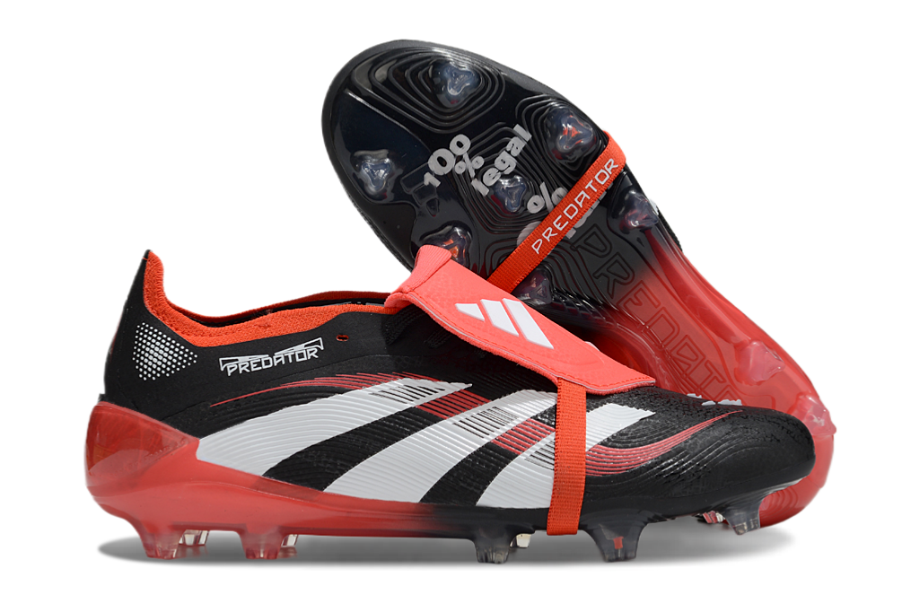 Predator Black Red Tongue Elite FG